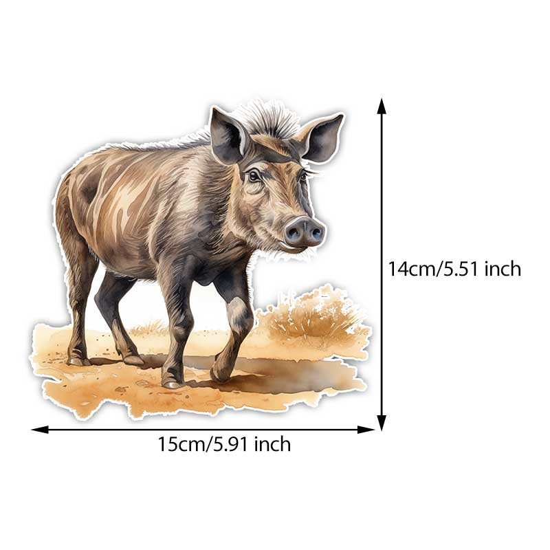 Warthog Car Sticker Vinyl Decal Waterproof Rear Window Motorcycle Camper Bumper Truck Laptop Decoration TM356