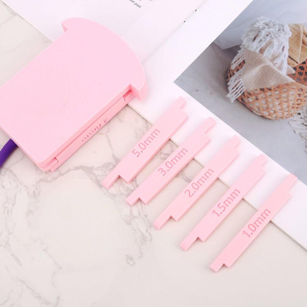 Plastic Polymer Clay Roller Guide Set Manta Ray Shaped Bead Roller Tool Clay Snake Forming
