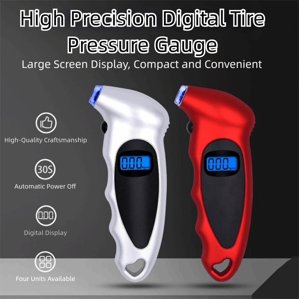High Precision Digital Tire Pressure Gauge Electronic Tire Manometer Motor Bike Tires