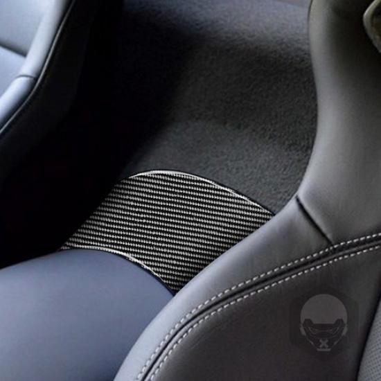 Carbon Fiber Interior Rear Center Cover Trim For Chevrolet Corvette C7 2014-