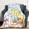 Customiz Name Personality Sumikko Gurashi Blanket Soft &Warm Sofa Office Bed Travel Lunch Break Blanket, Gift Suitable All Seasons