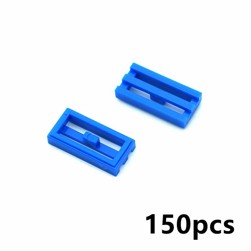 150 шт. Решетка радиатора 1x2 DIY Enlighten Block Совместимый с 30244 Собираемые части Переключатель Защелка MOC Кирпичики