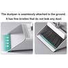 3-in-1 Broom Dustpan Set with Built-in Comb Teeth Long Handle Adjustable Extension Poles Retractable Floor