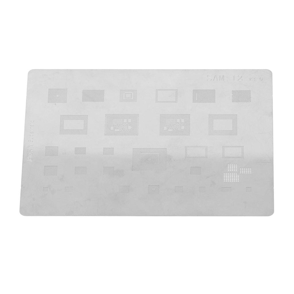 Шаблон трафарета для реболлинга BGA из нержавеющей стали, быстрая луженая сетка для BGA-ремонта для Samsung S20