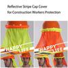 Сетчатая ткань Защитная каска Солнцезащитный козырек Светоотражающая накладка на козырек Светоотражающий щиток для шеи Лето