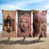 Полотенце Melanie Martinez Пляжное Душевое Ванное Дорожное Легкое Приятное для Кожи для Бассейна Кемпинга Круиза Летнее