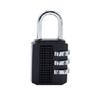 Lock 3 Dial Digit Password Lock Dormitory Cabinet  Lock Backpack Zipper Lock Luggage Padlock