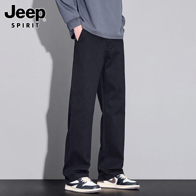 Мужские повседневные брюки JEEP SPIRIT, свободные, прямые, для осени/зимы