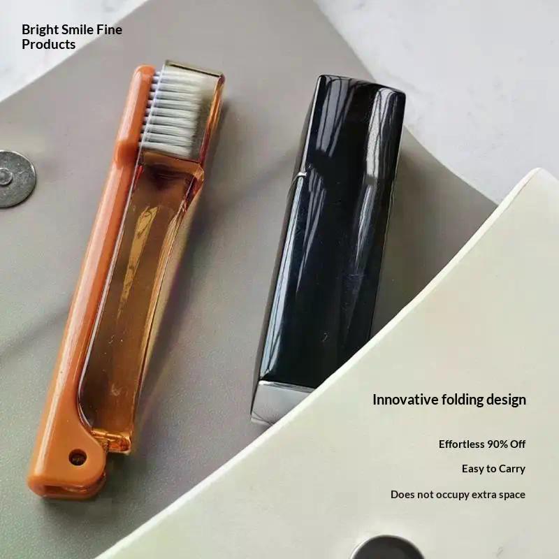 1Pcs Hiking Tooth Brush Portable Disposable Foldable Travel Camping Toothbrush Tooth Oral Cleaning Tools Folding Toothbrush
