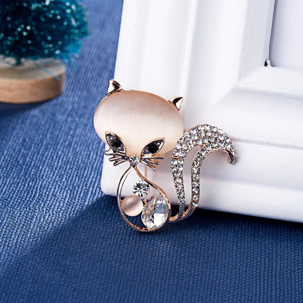 RINHOO Милая брошь в виде животного, кошки, совы, бабочки для женщин, европейская и американская мода, свадебные украшения, камни, брошь-булавка из кристаллов