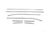 Lower Edging of Glasses (8 Pcs, Stainless Steel) for Ford Fiesta 2017-
