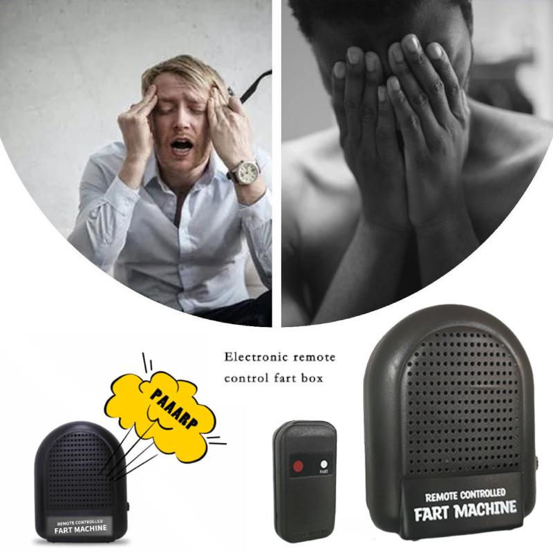 Hilarious Remote Control Fart Machine For Pranks And Gag Gifts In Black Plastic