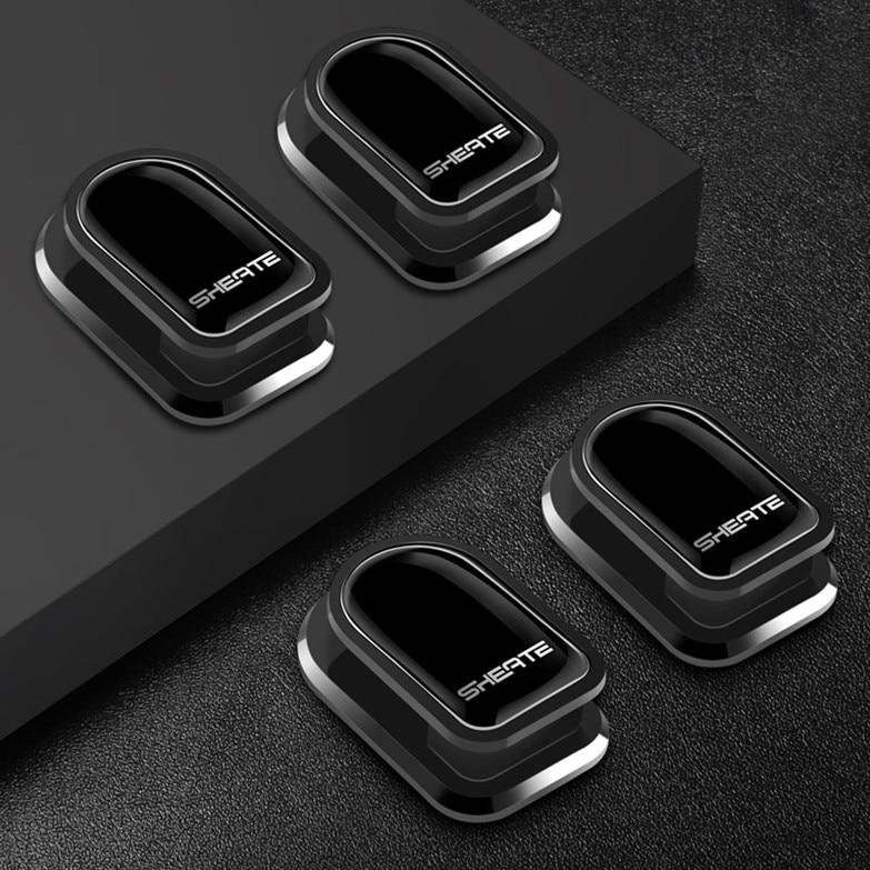 4 шт., креативный автомобильный маленький крючок, аксессуары для интерьера автомобиля, удобный крючок типа пасты