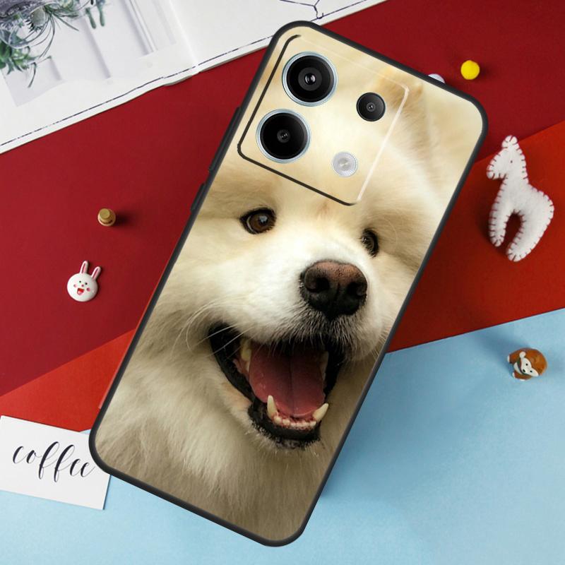 Чехол с изображением щенка самоеда для Xiaomi Redmi Note 12 11 10 9 8 13 Pro Plus 12S 11S 10S 9S 10A 9C 10C 12C 13C