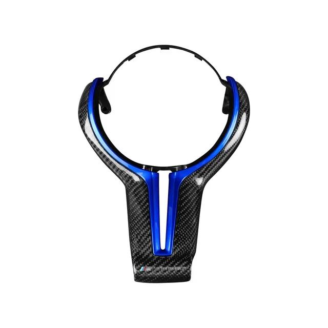 Новые чехлы на руль M power, карбоновые накладки на руль M sport для BMW M2 F87 M3 F80 M4 F82 M5 F10 M6 F06