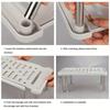 Retractable Storage Rack Kitchen Seasoning Bottle Storage Rack Cabinet Double Layer Countertop Drain Cup Storage Rack