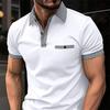 Summer Men's Sports Polo Shirt New Digital Print Fashionable Casual Short Sleeved Shirt