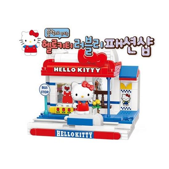 Aurora World Lovely Fashion Shop Made with Sanrio Characters Blocks, a Popular Character In Korea