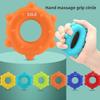 Новое силиконовое кольцо-грип для пальцев O-образной формы, размер B, пупырышки, надавливание на акупунктурные точки, упражнение для рук, декомпрессия, оборудование для досуга