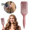 Щетка для волос с мягкой щетиной, массажная для кожи головы, женская вентилируемая расческа для вьющихся волос, расческа для укладки волос, парикмахерский инструмент для девочек