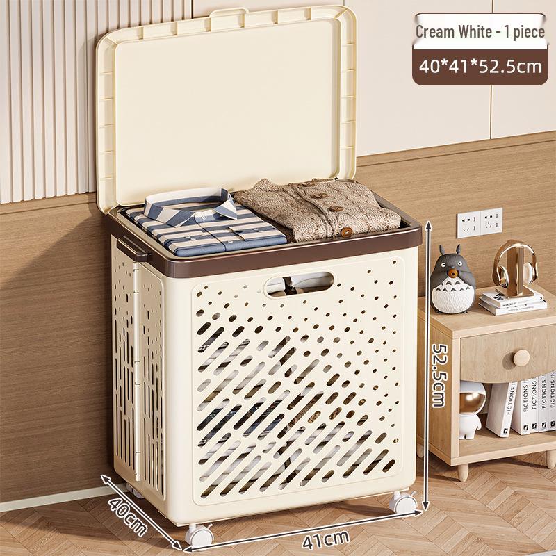 Foldable Large Capacity Laundry Hamper for Bathroom and Household Use
