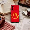 Горячий Чехол Для Телефона С Логотипом M-McDonalds L Для Samsung S 25,24,23,22,30,21,10,9,Ultra,Plus,Lite,FE,4,5 G Мягкий Черный Чехол