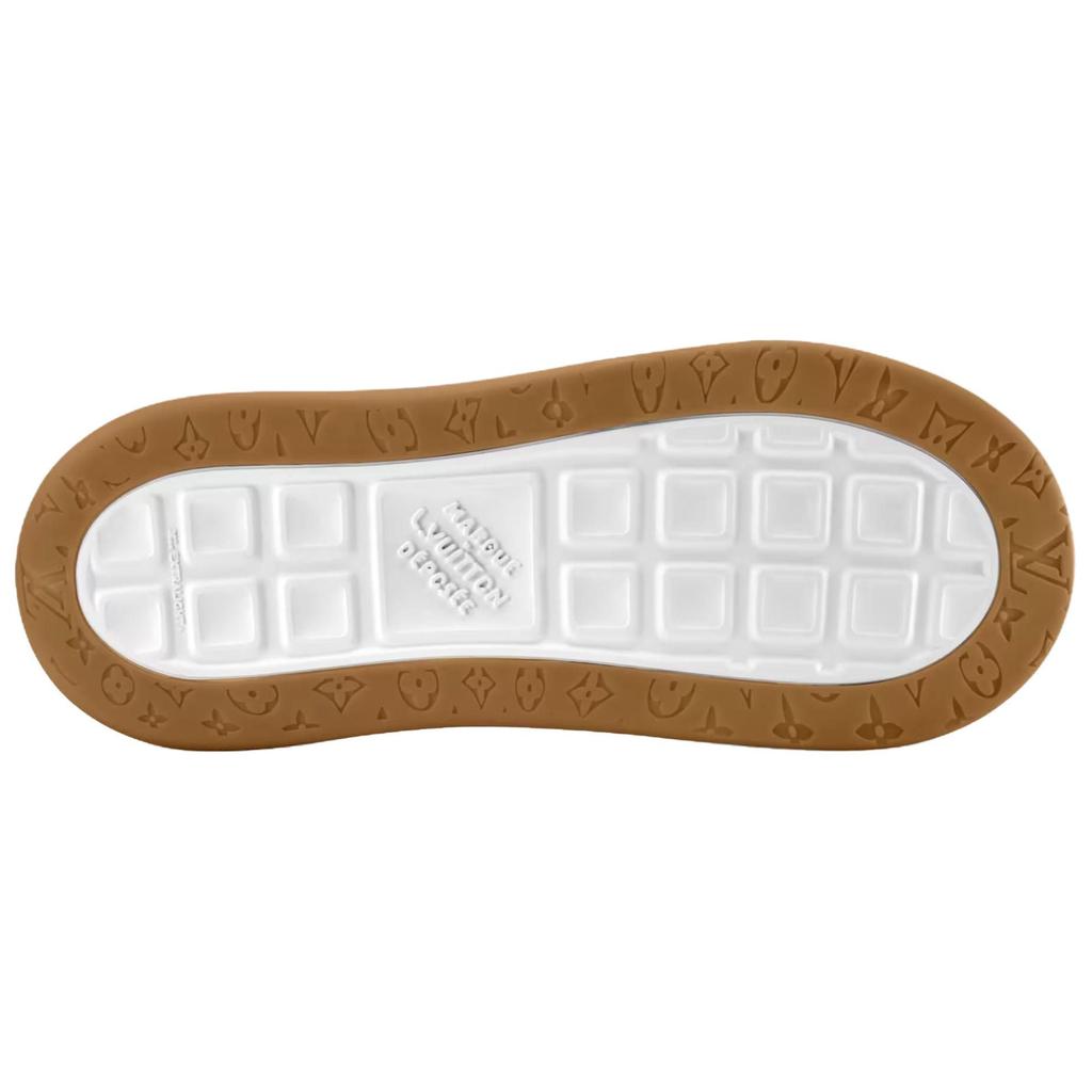 LOUIS VUITTON Tilted Low top Skateboard Shoes Men's Chestnut 1AJ766