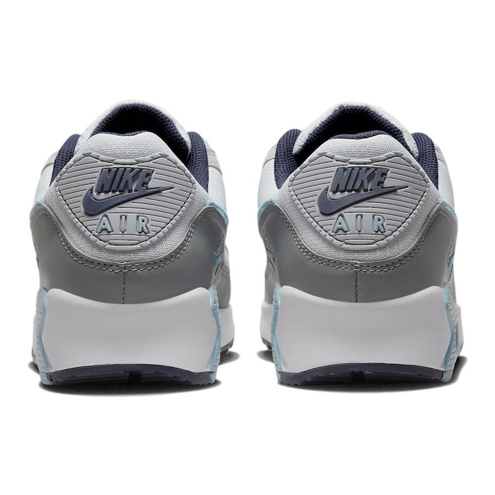 Nike Air Max 90 Pure Platinum Worn Blue Мужские кроссовки Grey Obsidian Wolf-Grey DM0029-003