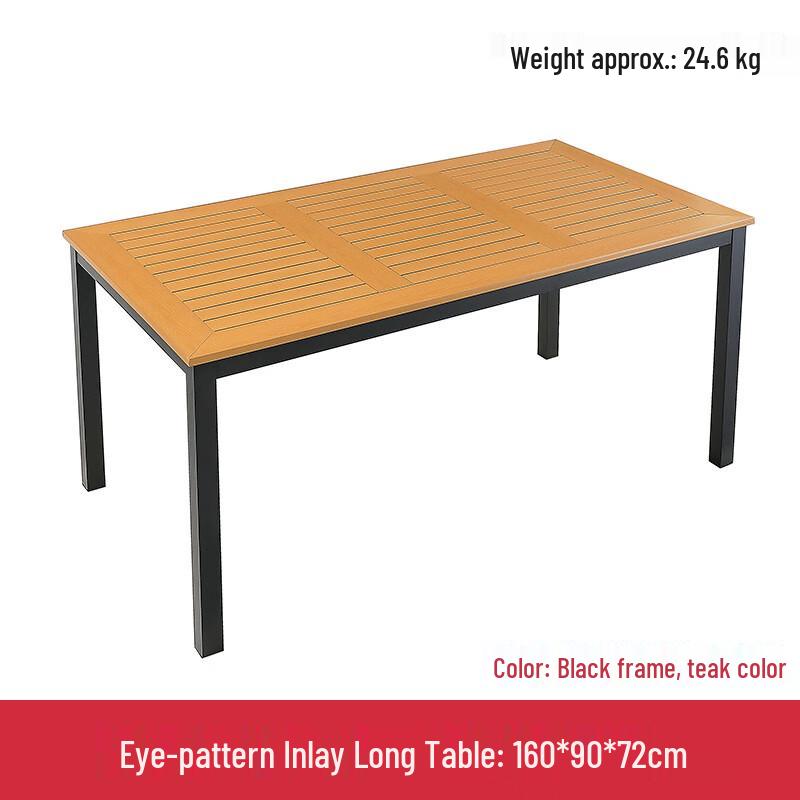 ZISIZ Outdoor Long Dining Table