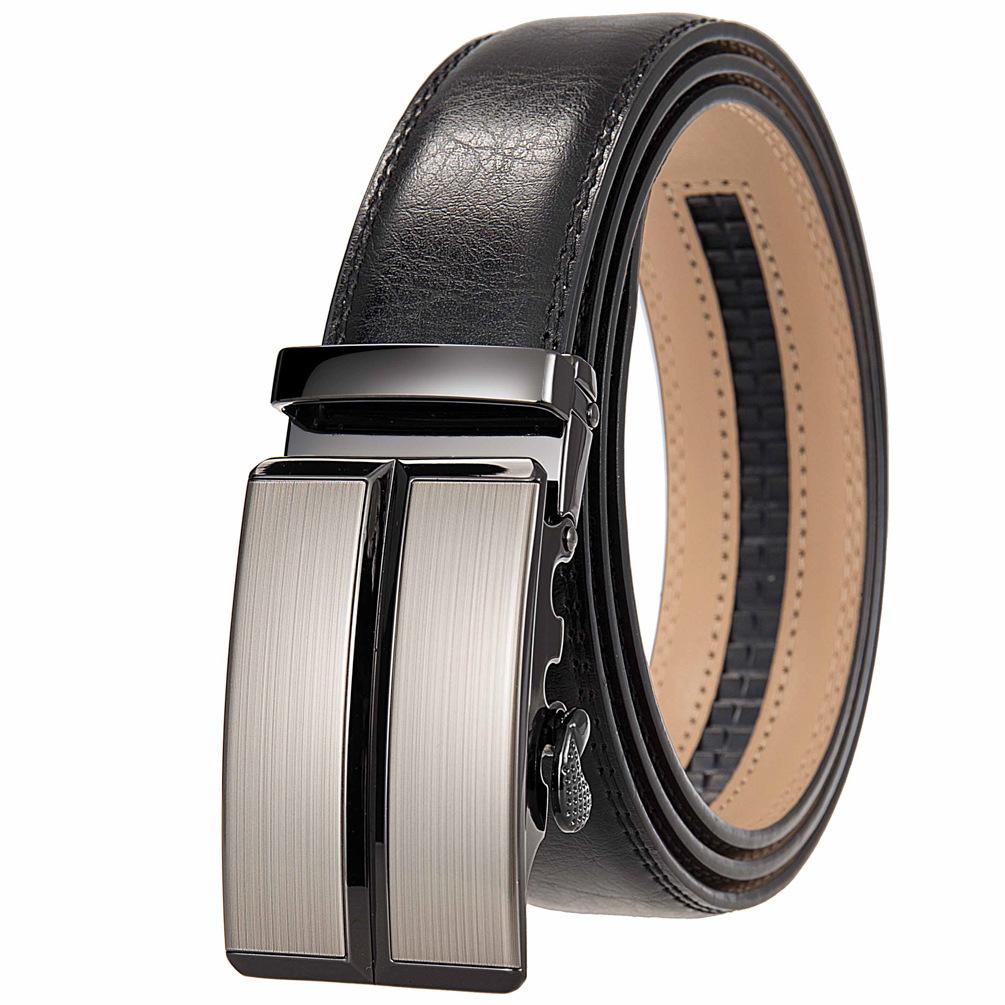 Двухслойный ремень, ремень с автоматической пряжкой, мужской ремень, повседневный, аксессуары Ly36-87136-1