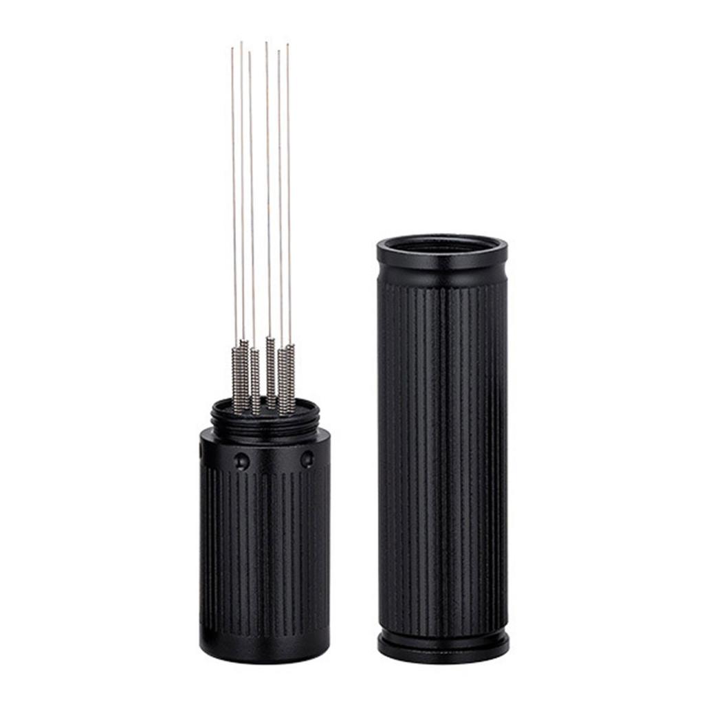 Portable Coffee Distribution Needle Coffee Powder Needle Coffee Distributor Metal Texture Coffee Stirrer for Coffee