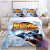 Back To The Future Casal All Season Duvet Cover Comforter Bedding Sets Soft Quilt Cover and Pillowcases Single/Double/Queen/King