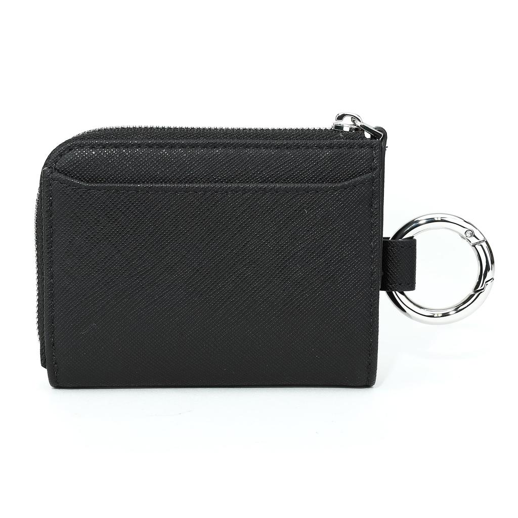 ARMANI Armani Coin Case Y4R500 Y138E 81072 Coin Purse with Key Ring Black Black [Item]