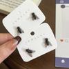 2 пары персонализированных креативных миниатюрных сережек в виде мух для мужчин и женщин, забавные абстрактные нишевые украшения, аксессуары, подарок для пары.
