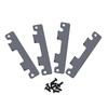Tail Gate Tailgate Hinge Plates and Screws Fit For Yamaha Rhino YXR 450 660 700