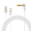 OKCSC Aurora Recable FitEar Earphone Cable 2Pin Connector 2 Cores High Purity OFC Silver Plated Compatible with Length 120cm Extra Thin Type 3.5mm