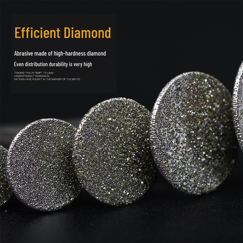 Алмазная абразивная шлифовальная головка, хвостовик 2,35 мм, игла K для резьбы и гравировки по нефриту, стеклу