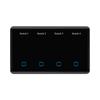 New Smart Home Luxury LED Display WiFi Remote Control  Light Tuya Alexa Home Products Smart Wall Switch