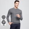 Luotz Men's Pure Wool Round Neck Sweater