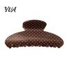 Matte Shark Clips for Thick Hair Polka Dot Claw Clip Women, Lightweight Acrylic Non-Slip Jaw Clip, Korean Style Accessories Elegant Strong Hold