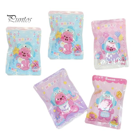 5 шт. мультфильм охлаждающий небольшой пакет со льдом мгновенные холодные пакеты одноразовые мешки со льдом длительный холодный герметичный контейнер для воды для путешествий и спорта