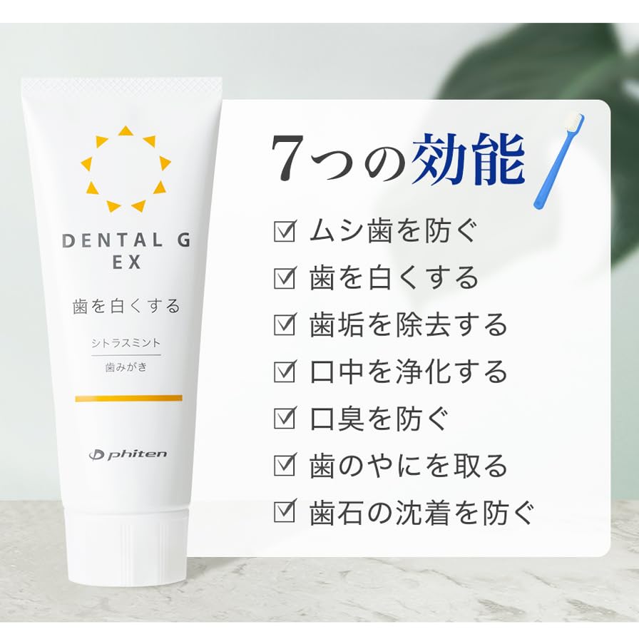 Phiten Toothpaste Dental G EX 120g