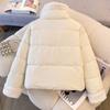 Winter Jackets Woman Short Parkas Fashion Loose Thick Warm Outerwears