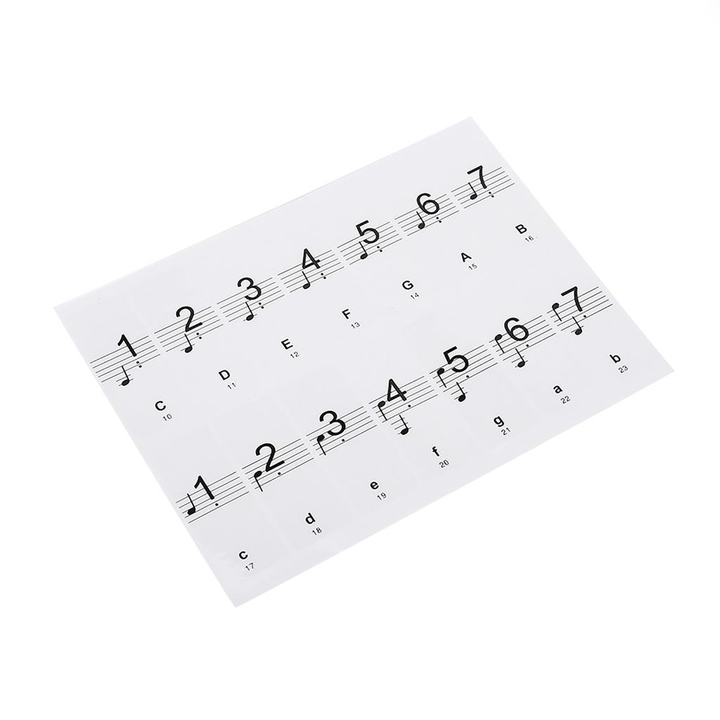 Съемная 88-клавишная электронная клавиатура для фортепиано с белыми клавишами, наклейки, этикетки(прозрачный)