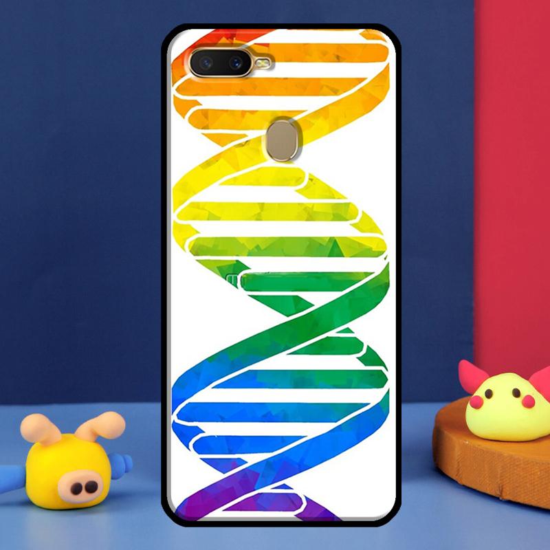Наука ДНК Химия Чехол Для Oppo A16 A76 A96 A58 A78 A98 A5 A9 A91 A15 A17 A77 A52 A72 A74 A94 A54S A57S Обложка