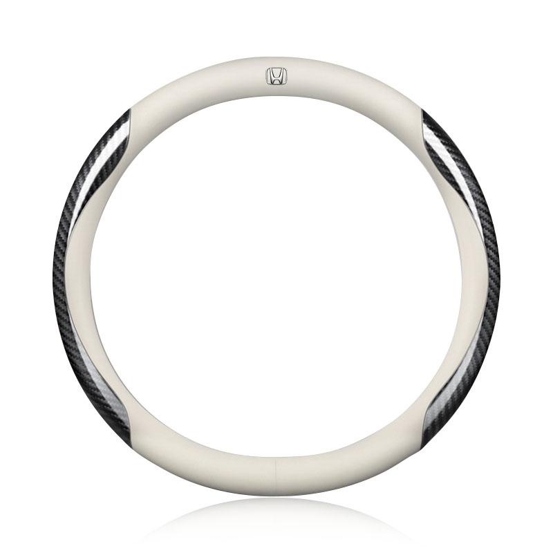 Автомобильная замшевая кожа из углеродного волокна Чехол на руль Нескользящий для Honda Fit Jazz Civic Accord Pilot Passport Stepwgn CRV BRV HRV Insight