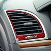Для 2011-2022 Chrysler 300 автомобильные аксессуары крышка вентиляционного отверстия накладка на розетку переменного тока наклейки из углеродного волокна интерьер