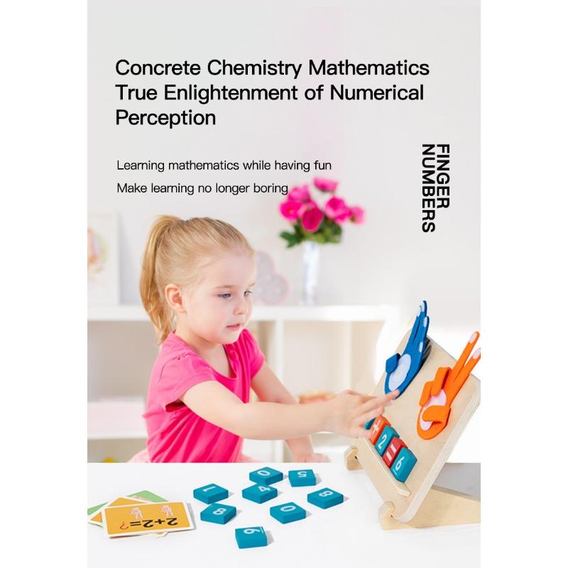 Montessori Math Finger Cognition Addition Enlightenment Early Educational Arithmetic Toy