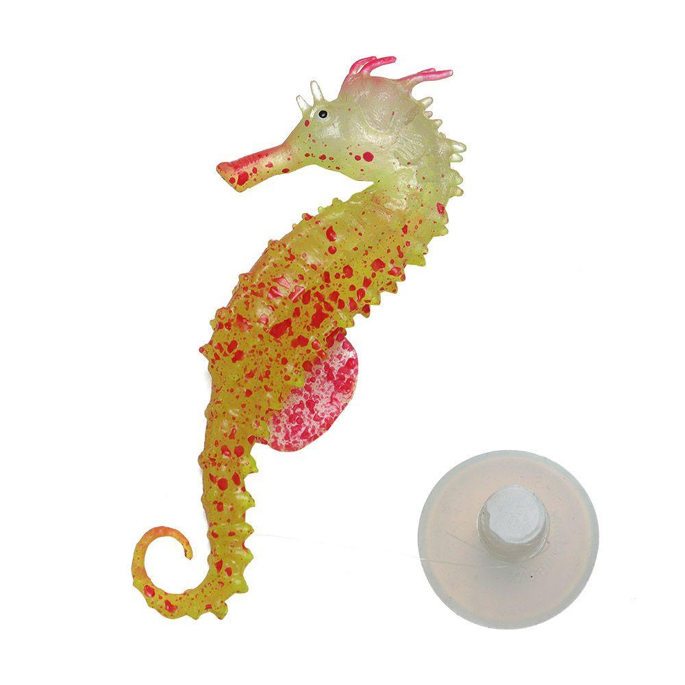 Aquatic Fish Tank Toy Pet Products Silicone Seahorse Ornaments Aquarium Decoration