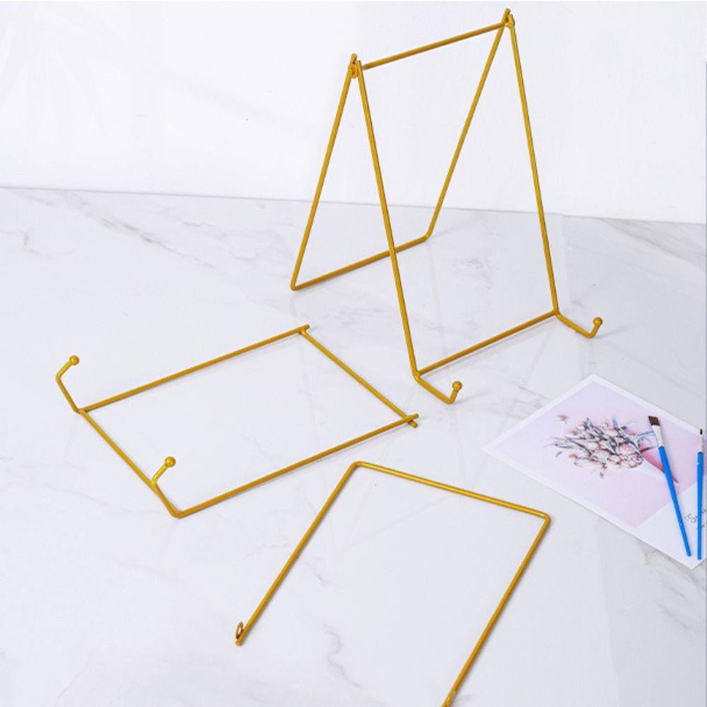 Подставка для блюд Держатель Рамка Железная Подставка для Дисплея Держатель для Фоторамки Проволочный Железный Мольберт Держатель для Тарелок